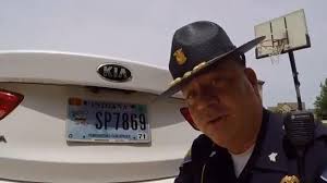 Usa police first responder fire thin red blue line 6x12 license plate made usa. Indiana State Police Officer Explains New License Plate Law