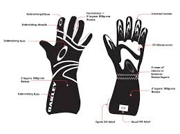 oakley racing gloves size chart images gloves and