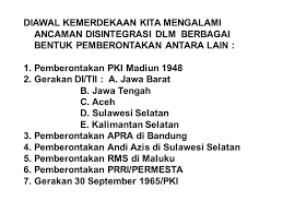 Check spelling or type a new query. Ancaman Disintegrasi Bangsa Ppt Download