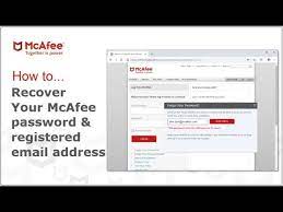 Type the unlock code, and select administrator password. How To Recover Your Mcafee Password Registered Email Address Youtube