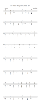 There are more types of kalimba sheet music available here. We Three Kings Of Orient Are Easy Kalimba Sheet Music And Tab With Chords And Lyrics