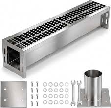 Amazon.com: CHZDPP Linear Drainage Channel with Removable ...
