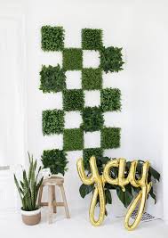 Diy Greenery Wall Natural Home Decor Plant Wall Decorate Your Room