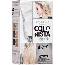 For a more subtle look, consider bleaching only the bottom of your hair. L Oreal Paris Colorista Bleach All Over Shop Hair Color At H E B