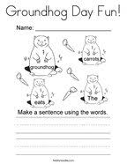 Find lots of easy and adult coloring books in pdf format online at primarygames. Groundhog Day Coloring Pages Twisty Noodle