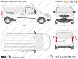 Read the definitive mercedes citan 2021 review from the expert what car? Mercedes Benz Citan Long Vector Drawing