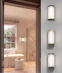 99 get it as soon as thu, jul 1 Art Deco Styled Bathroom Wall Light With Reeded Glass Gold Bronze Or Chrome Finishes