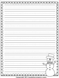 Featuring jeff boudreau, ana cuba, felicity ingram, andrew jacobs, katie. Free Winter Writing Paper Primary Ruled Free4classrooms