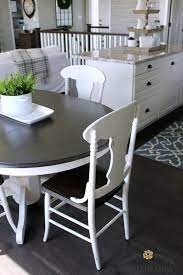 It can be widely used as a dining table to enjoy meals, or for other occasions: Christmas In The Kitchen What Rose Knows Black Kitchen Table Farmhouse Kitchen Tables White Kitchen Table