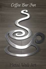 coffee kitchen metal wall art coffee