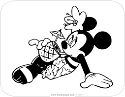 They will provide hours of coloring fun for kids. Minnie Mouse Spring Summer Coloring Pages Disneyclips Com