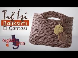 Tig Isi Baliksirti Yazlik El Cantasi Yapimi Canta Modelleri Youtube Krose Tig Isleri Canta