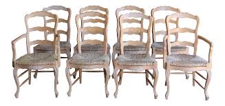 Country French Ladderback Dining Chairs Set Of 8 In 2020 Dining Chairs Dining Chair Set French Provincial Design