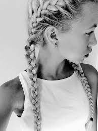 Two French Braid Hair Styles Braided Ponytail Hairstyles Two French Braids