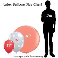 Image Result For Balloon Size Chart In 2019 Balloons