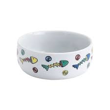 Beeztees 651052 Balik Figurlu Kedi Seramik Mama Kabi 325 Ml 11 Cm