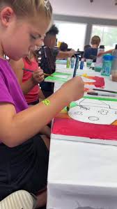 June Camp is off to a great start! #artandgolf #golfandart AARON MUNN ART  Warner Robins Parks and Recreation