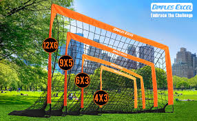 Wishome foldable soccer goals for backyard kids soccer net pop up portable football goal with carrying bag outdoor indoor toy. Amazon Com Dimples Excel Soccer Goal Pop Up Soccer Goal Backyard For Kids Mini Soccer Goal Portable Foldable Football Goal Net Garden Indoor Outdoor 2 Set Sports Outdoors