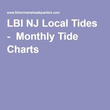 lbi nj local tides monthly tide charts history news