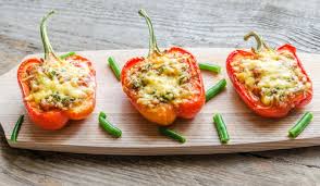 Poivrons Farcis Au Thon Recette Poivron Farci Poivrons Farcis Recette Poivron