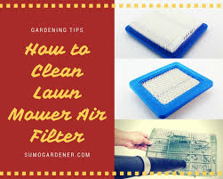 Clean the foam filter wash the foam filter in a wash sink or bin or with a garden hose to thoroughly clean out the dirt. How To Clean Lawn Mower Air Filter Step By Step Guide