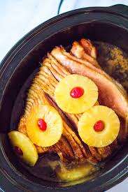 Pour liquid from the slow cooker into a medium saucepan. Slow Cooker Ham With Pineapple Kawaling Pinoy