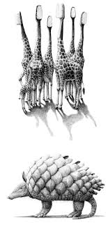 Black And White Objects Art Black And White Illustrations By Redmer Hoekstra Merge Animals With Architectural Elements Surrealism Drawing Black And White Illustration Surreal Artwork