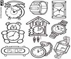 Disegni Di Orologi Da Colorare E Stampare Orologio Disegno Per Bambini Disegni