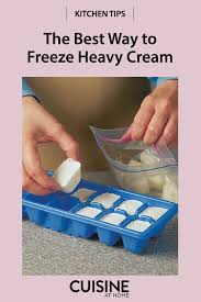 Yes, save money and food waste by storing leftover heavy cream in the freezer to keep it from going off. The Best Way To Freeze Cream