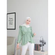 *pemesanan dapat langsung menghubungi kontak di bawah ini Elsa Blouse Ruffle Blouse Women Korean Blouse Blouse Women Top Shopee Philippines