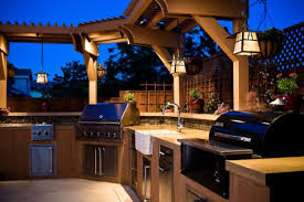 Outdoor Kitchen And Eating Area Patios Deck Designs Decorating Ideas Hg Outdoor Kitchen Design Outdoor Kitchen Dream Backyard