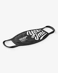 Download Face Mask Mockup In Apparel Mockups On Yellow Images Object Mockups