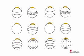 Die 10 schönsten malvorlagen zu weihnachten. Weihnachtskugel Vorlage Zum Ausdrucken Ausmalen Kribbelbunt