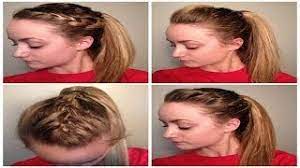 From various takes on a topknot to a super easy crown braid, the effortless. 4 Quick Easy Cute Sporty Hairstyles Youtube