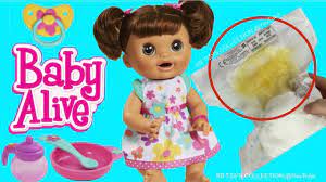 Baby Alive Doll Feeding Pooping Diaper Change Baby Doll Eats Food Poops Nappy Change Pretend Play Baby Alive Baby Alive Dolls Baby Dolls