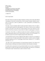 Your cover letter should certainly describe your manuscript and publishing intentions clearly. Cover Letter Science Wellness