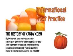 Originally, candy corn was made by hand. Frightfully Fun The History Of Candy Corn Informational Text By Lakelifeela