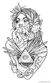 Here are coloring pages for adults inspired by real tattoos. Tattoo Coloring Pages For Adults Coloring4free Coloring4free Com