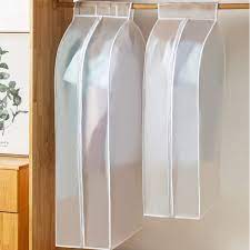 Get free clothes with free delivery by mail. Haoyunte 2 Pieces Clothing Covers Peva Dust Free Clothing Clothes Covers With Zip Breathable Plastic Transparent Storage Bag Cleaning Clothes Bag Covers Transparent Amazon De Kuche Haushalt