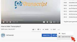 Unofficial transcripts are not offered. Getting The Transcription Of A Video From Youtube