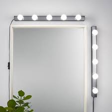 Musik Wall Lamp Chrome Plated Ikea Wall Lamp Clear Light Bulbs Bulb Mirror