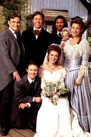 The Family Andrew Colleen S Wedding Matthew Cooper Brian Cooper Andrew Cook Colleen Cooper Cook Byron Sully Katie S Dr Quinn Film Hochzeit Alte Serien