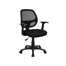 This computer gaming chair has contoured segmented padding with an integrated padded. Mid Back Black Mesh Computer Chair Office Chairs Canada