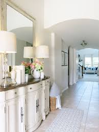 Entryway Hallway Decor In French Country Style Modern Farmhouse Look With Elegant Barrel Arch By Nissa Lynn I Country Entryway Hallway Decorating Interior