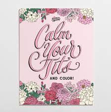 Download Calm Your Tits Color Adult Coloring Book The Dad Shop