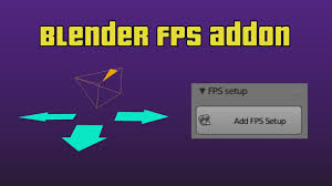 Addon Fps Setup For The Blender Game Engine Game Engine Blender Fps