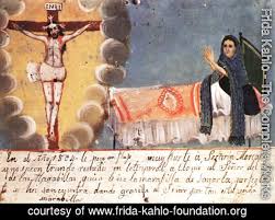In accordance with a vow | meaning, pronunciation, translations and examples. Ex Voto In Kahlos Collection By Frida Kahlo Oil Painting Frida Kahlo Foundation Org
