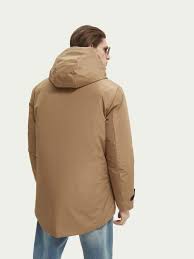 Scotch Soda Men S Parka Brown Men S Coats Jackets Differenta Com