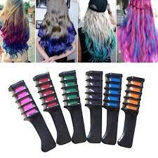 Temporary Hair Dye Comb 6 Pcs Set In 2021 Temporary Hair Dye Dyed Hair Hair Color