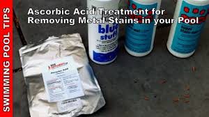 Maybe you would like to learn more about one of these? Ascorbic Acid Treatment For Removing Stains In Your Pool Youtube